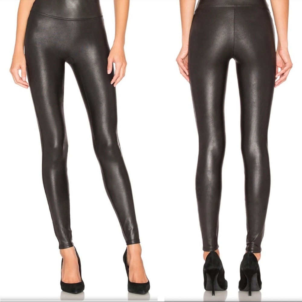 Brand new SPANX faux leather leggings *Petite